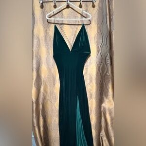 Fashion Nova Green Prom Dress